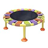 Trampolin – Faltbares Trampolin | Klappbares Sprungbett | leises Trampolin mit 75 kg Tragkraft, faltbares Fitness-Trampolin zum Spielen und Workout