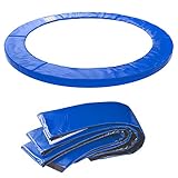 Kinetic Sports Trampolin Randabdeckung Ø 183 cm, Reißfest & UV-resistent, Ersatz Federabdeckung, Randschutz, Rahmenpolster, Schutzpolster für Gartentrampoline, 15 mm EPE-Schaumstoff, blau