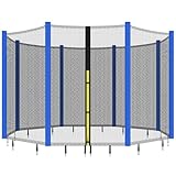 Trampolin Ersatznetz Sicherheitsnetz Trampolinersatznetz Ø305 Gartentrampolin Ersatznetz für 8 Stangen Sicherheitsnetz Trampolin Randabdeckung Universal